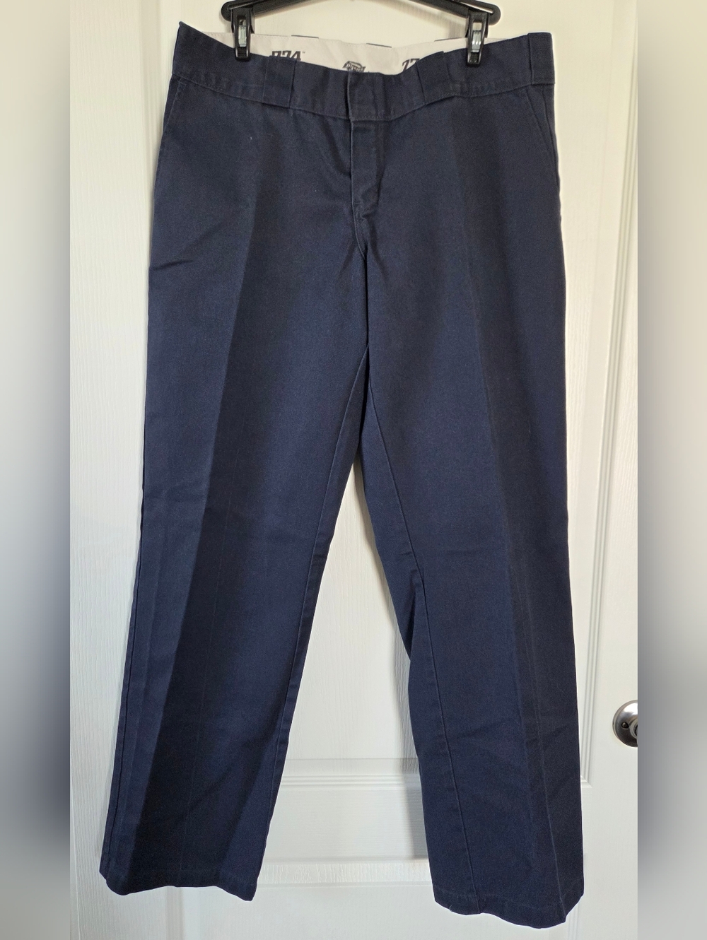 Dickies Navy Straight-Leg Work Trousers